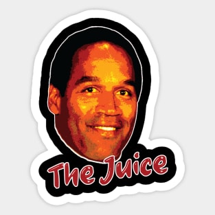 The Juice - OJ Simpson Fan Art Sticker